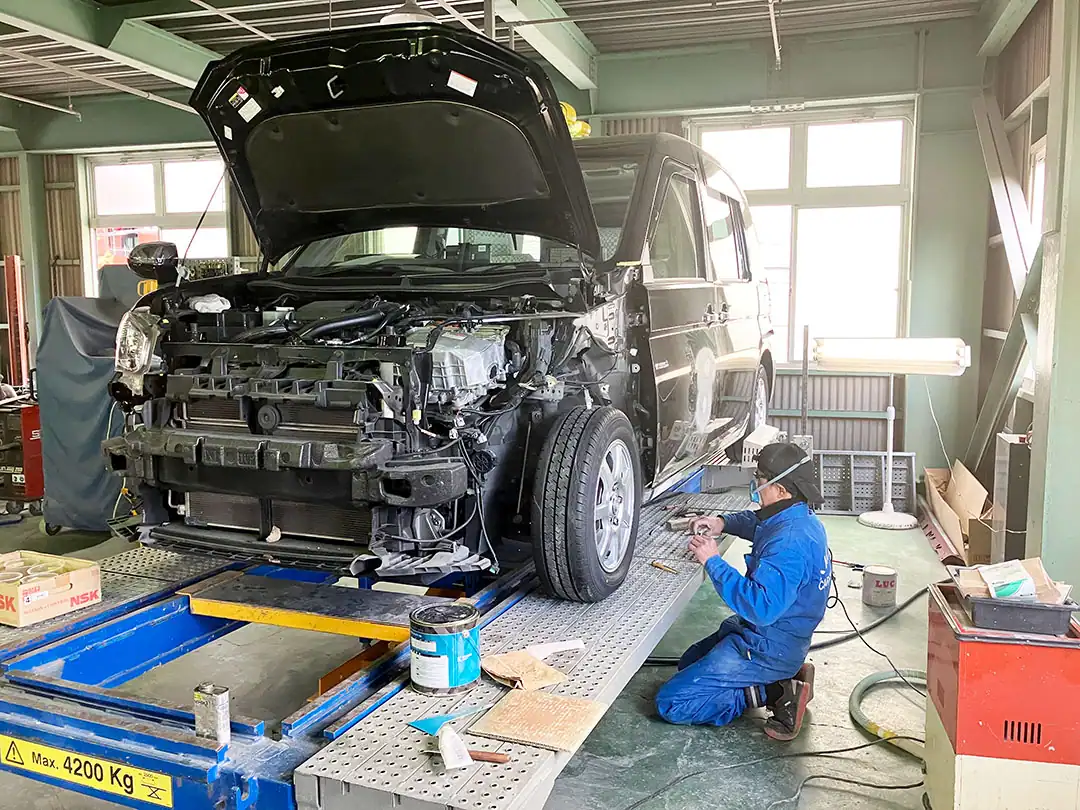 CAR-O-LINER ベンチ式フレーム修正機 ベンチラック